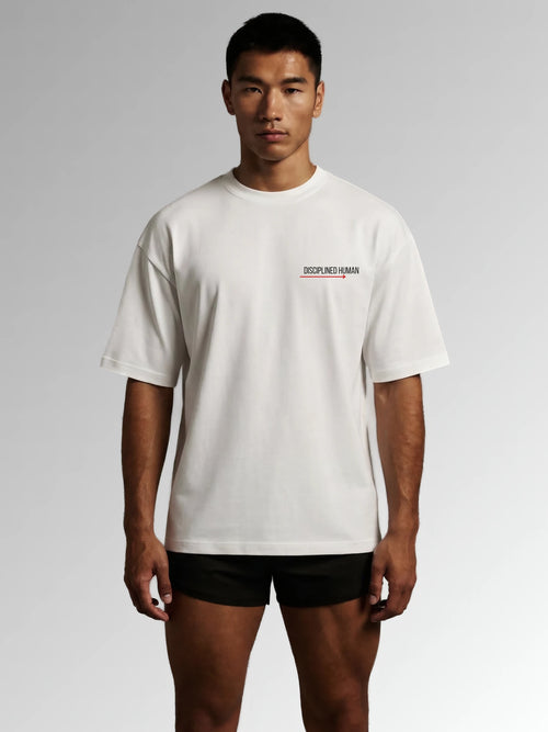 Playera oversize blanca Alba T-Shirt