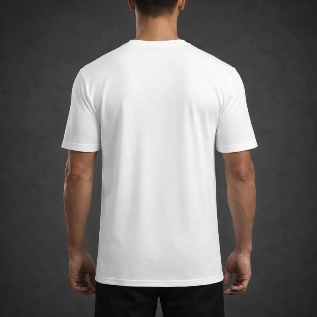 Modelo usando la Alba T-shirt vista trasera